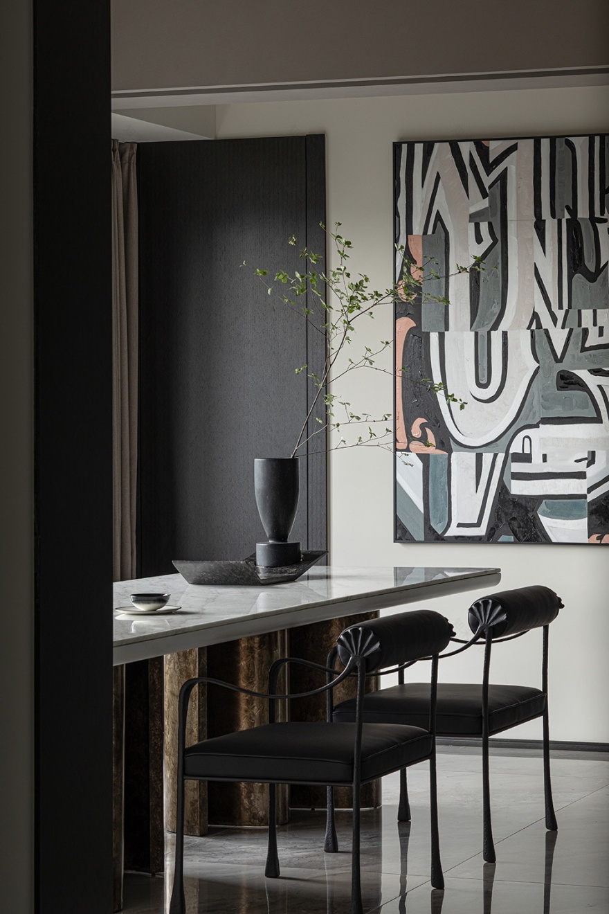 三只喜鹊|自带质感 高级深邃丨杭州黎水仁佳设计公司-21