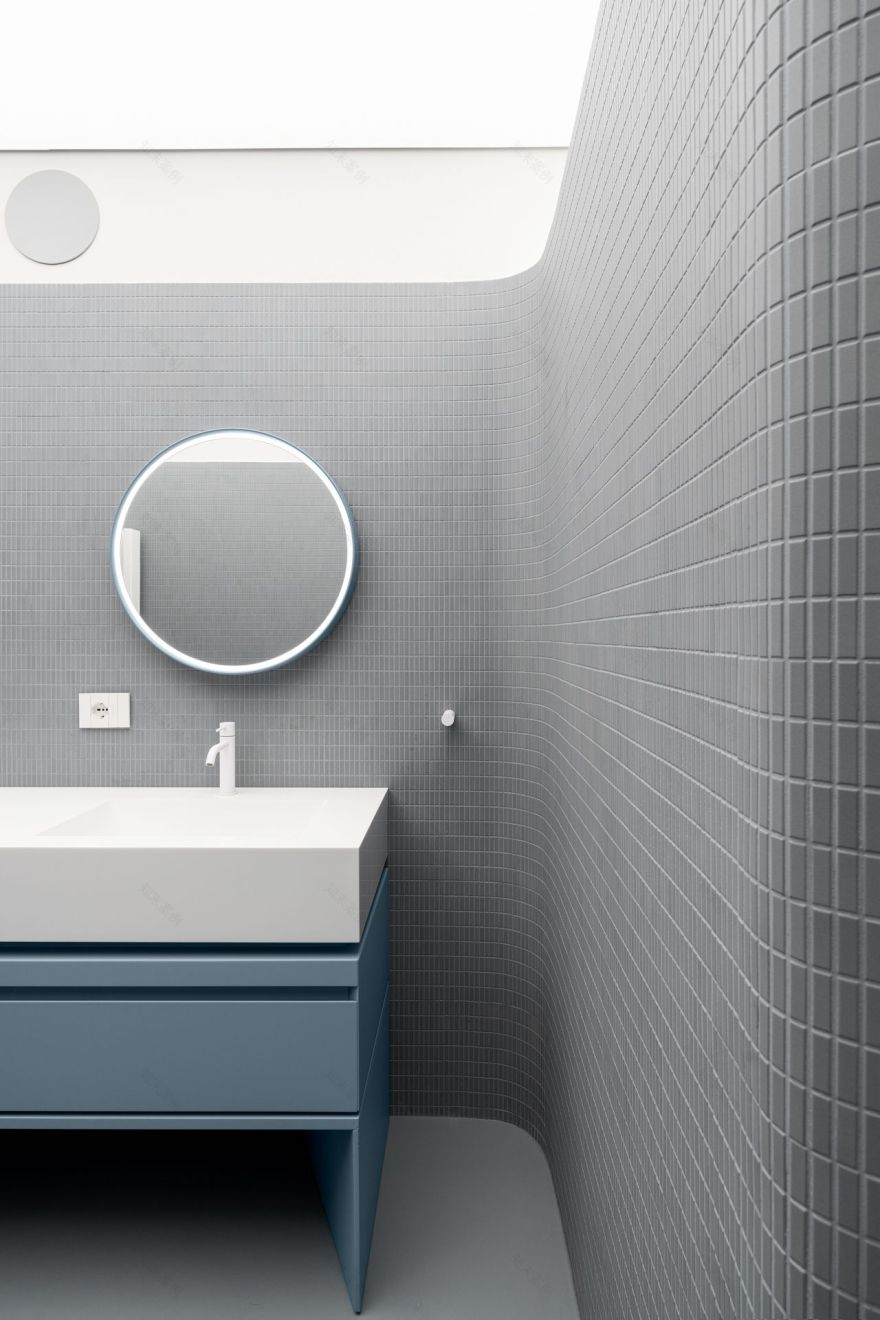 罗马Eurosky塔楼20层未来感公寓丨意大利罗马-31