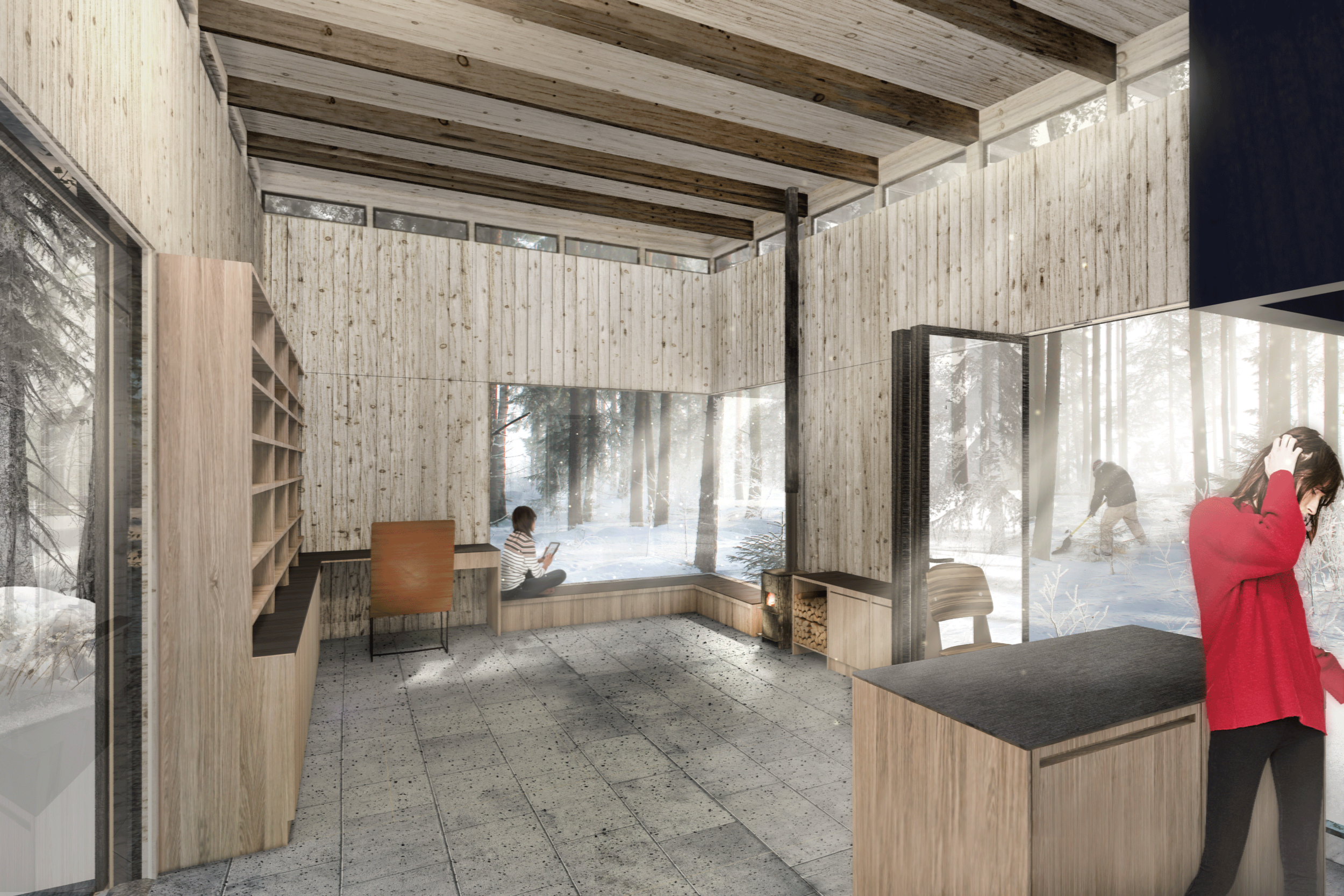 卡茨基尔山区小屋丨美国纽约-7