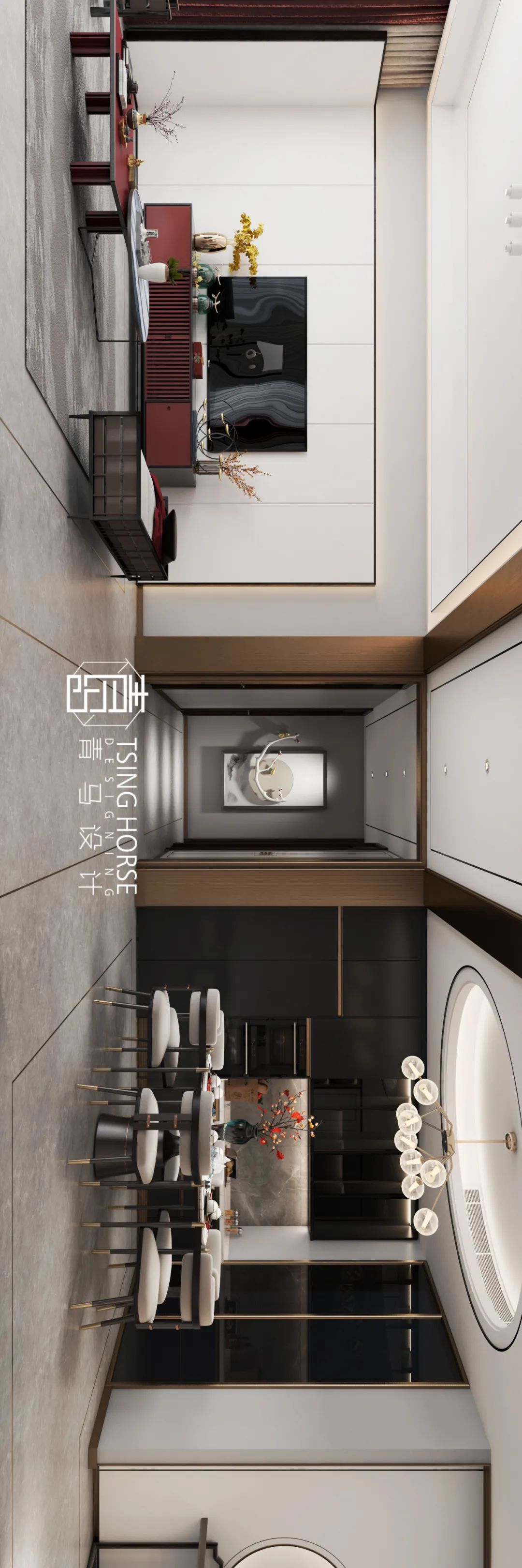 荣禾曲池东岸 240㎡新中式风雅之居，设计师王海再创生活典范-57