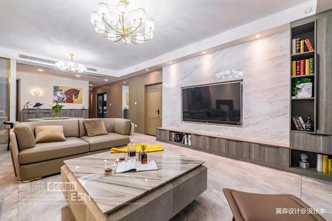 三居190平米装修案例·效果图  翼森作品实景 · 逸翠园-16