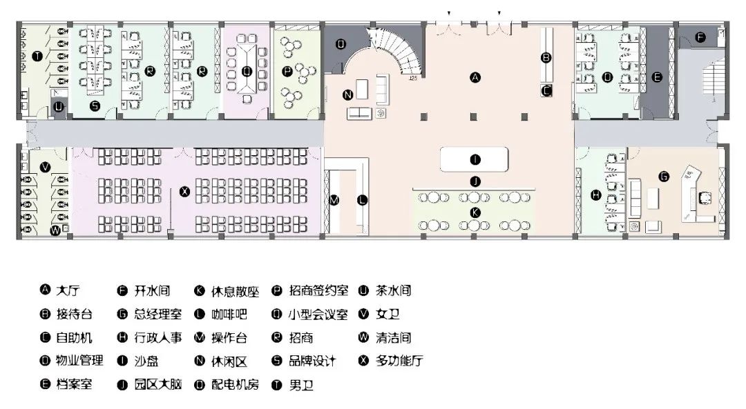 壹舍设计 | 面包树二号楼极致简约办公空间-11