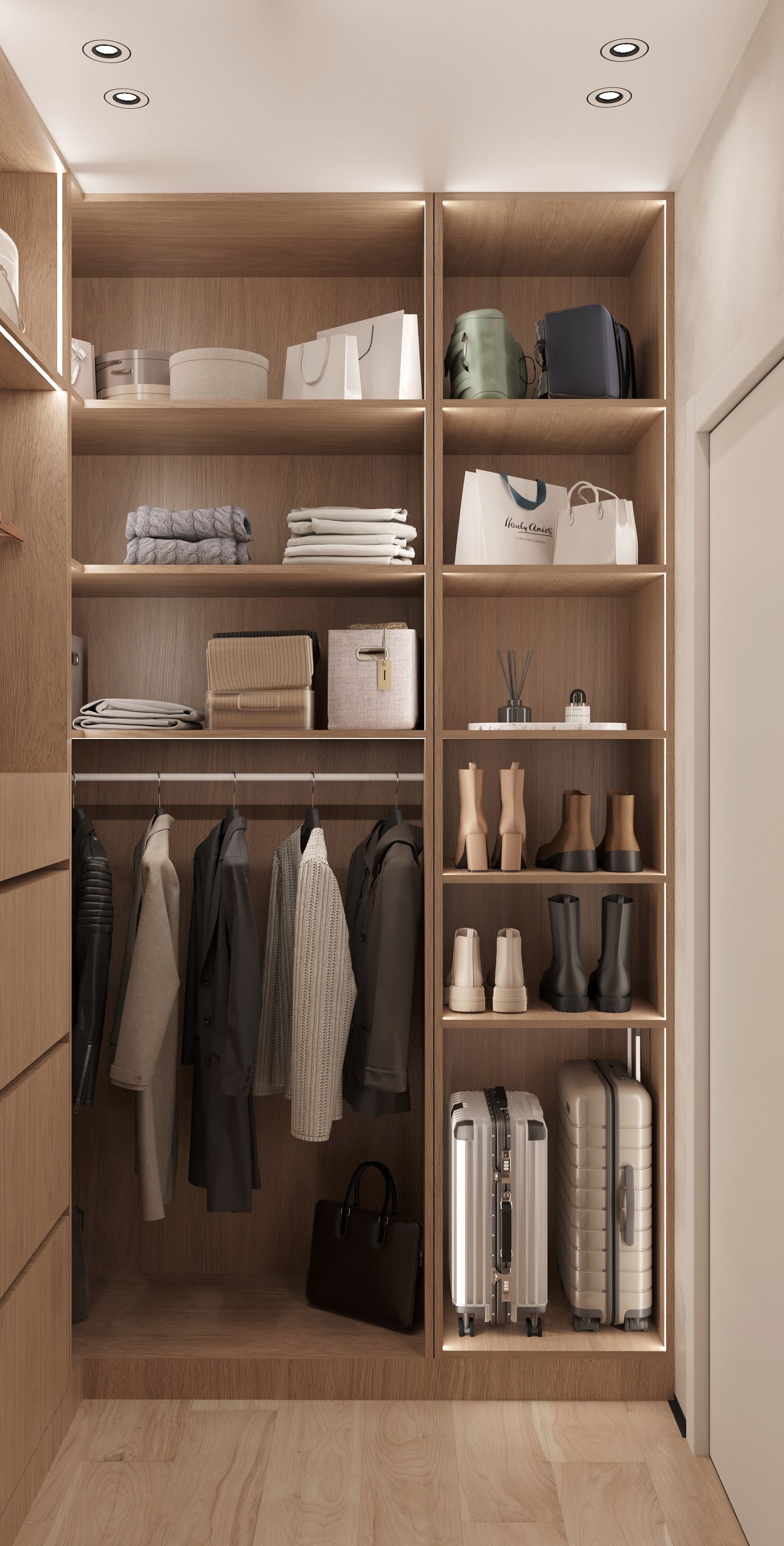 Entryway and walk-in closet | Symbol project-13