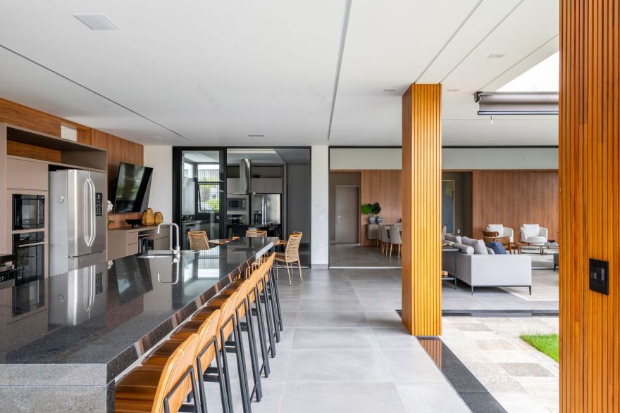 Patio House,现代家庭共享空间设计-32