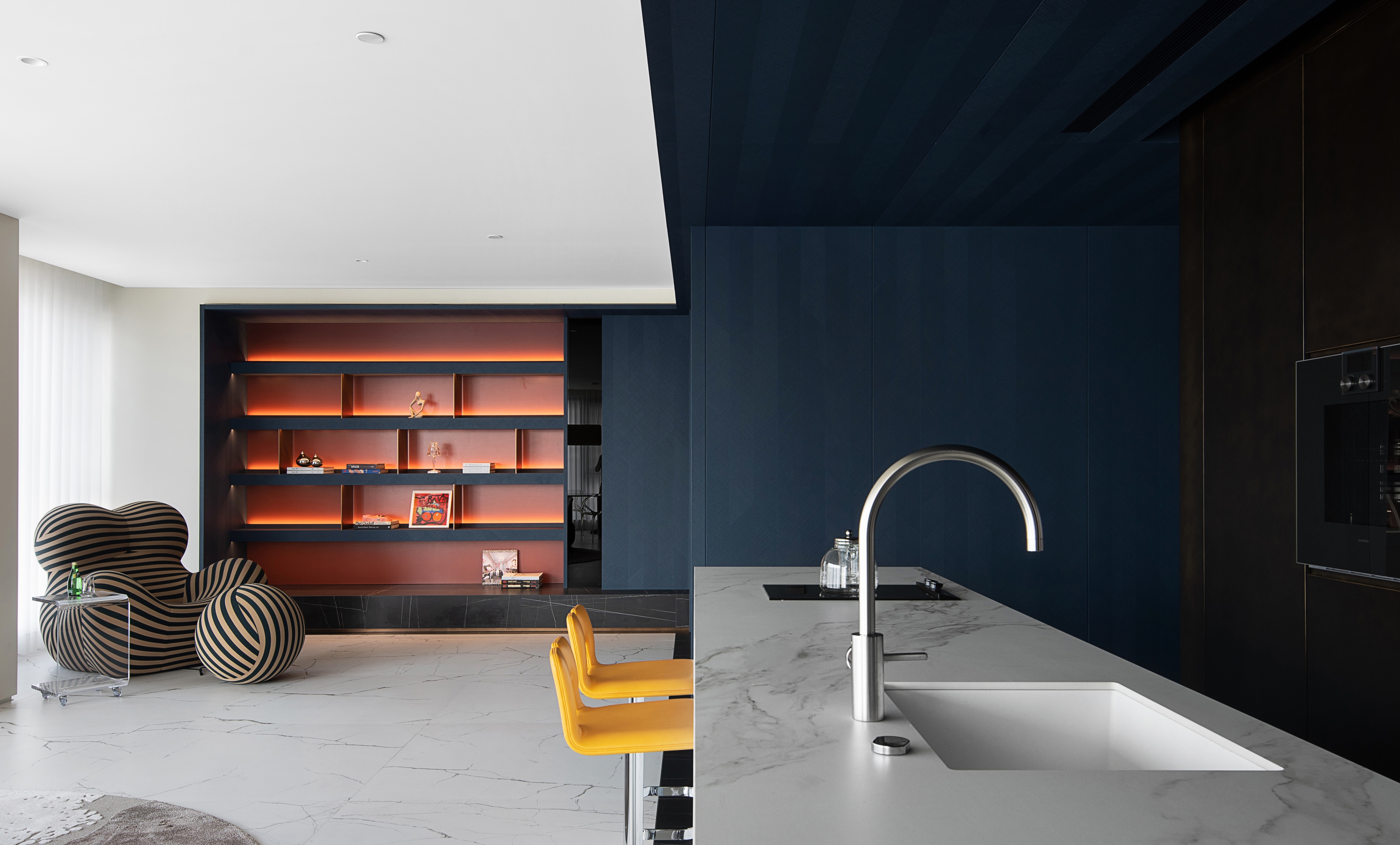 无界的蓝 · 瑞图设计打造自由纯粹的现代家居空间丨中国温州丨瑞图空间设计-24