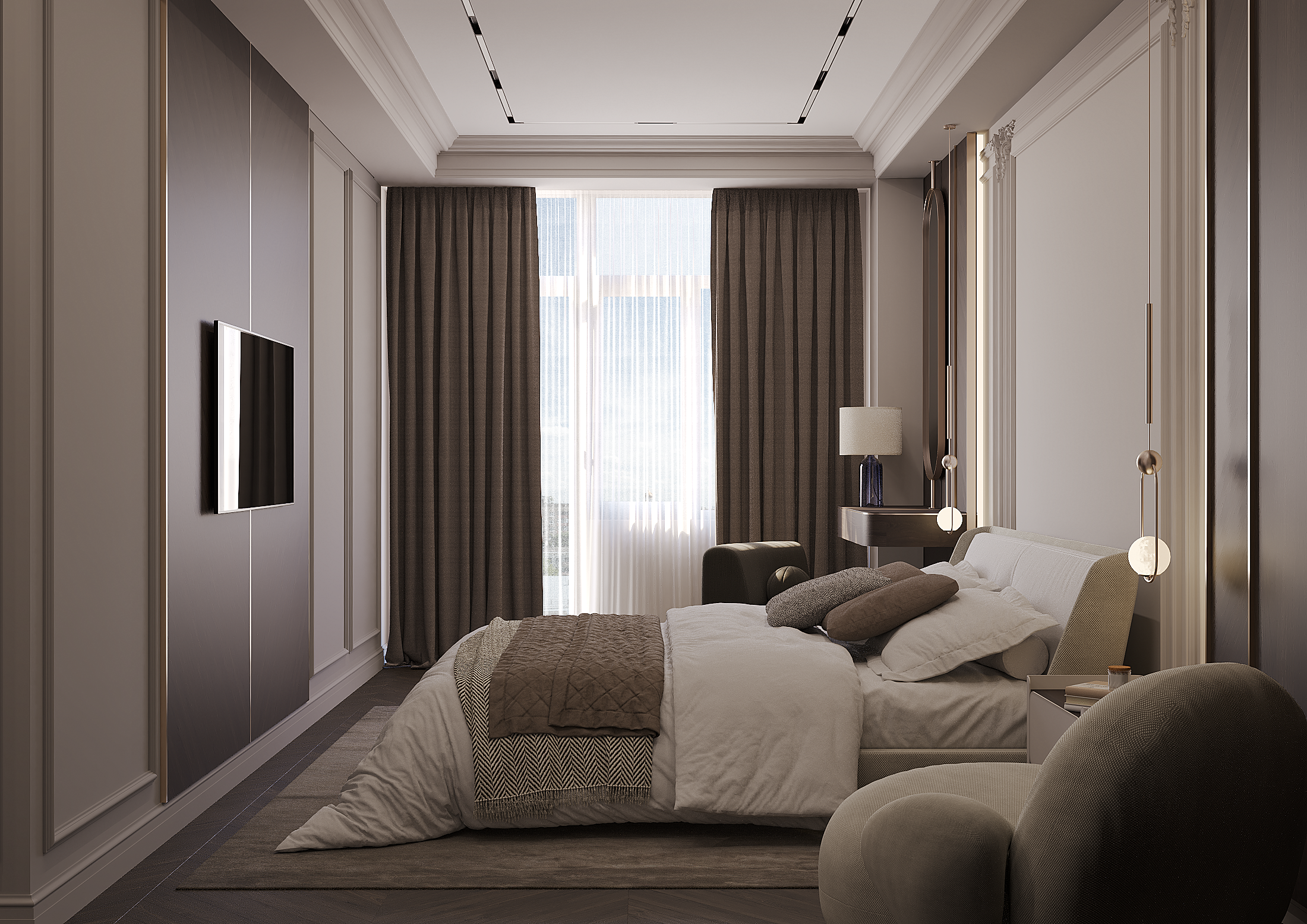 新古典卧室设计丨亚美尼亚丨Any Vardanyan,toon.project-7