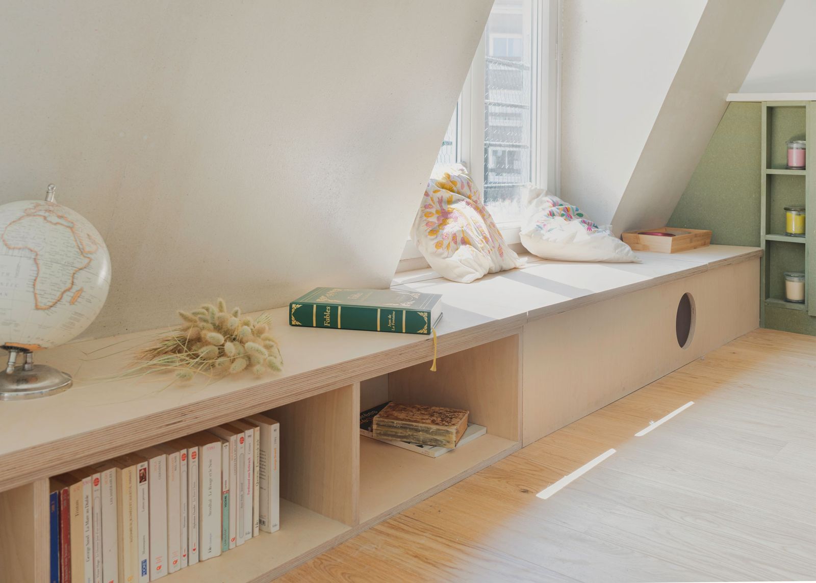 22㎡阁楼翻新以最大化小空间丨法国巴黎丨Inaugure工作室创始人Aliénor Louédin-22