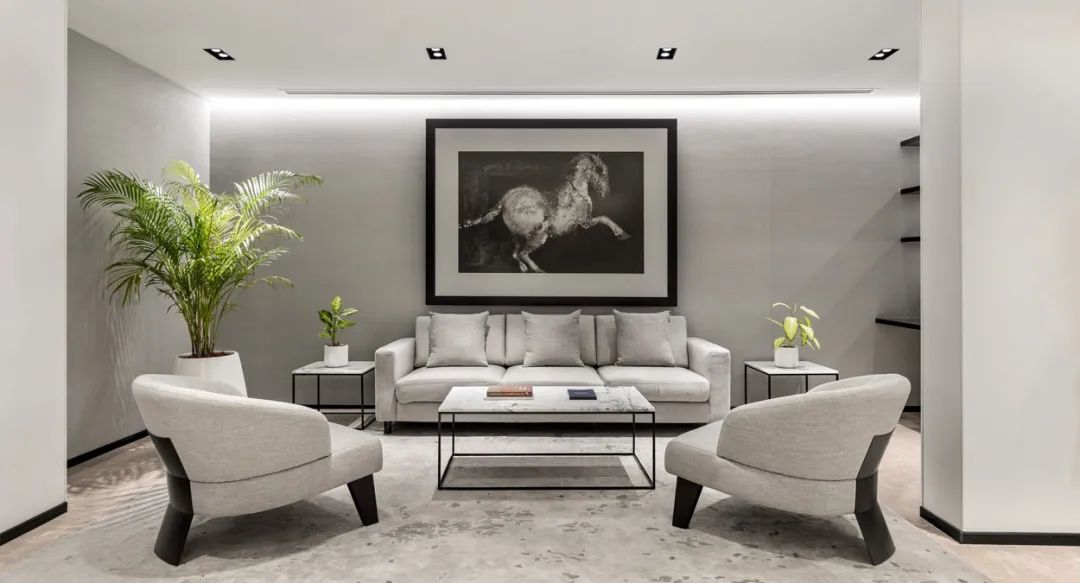 孟买美丽海湾,全球投资公司的极简艺术空间丨印度-20