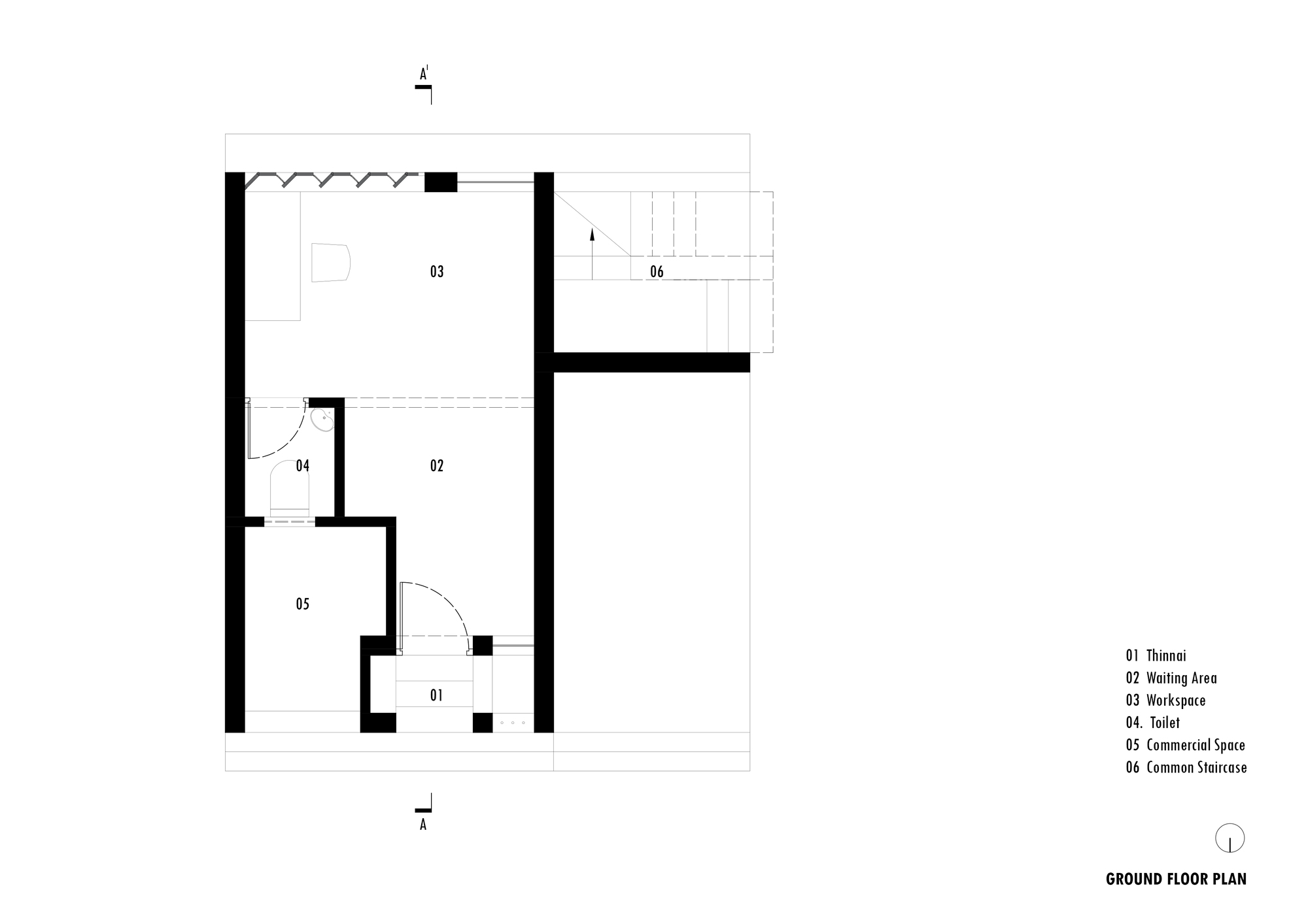 300 平方英尺住宅丨印度丨HnP Architects-15