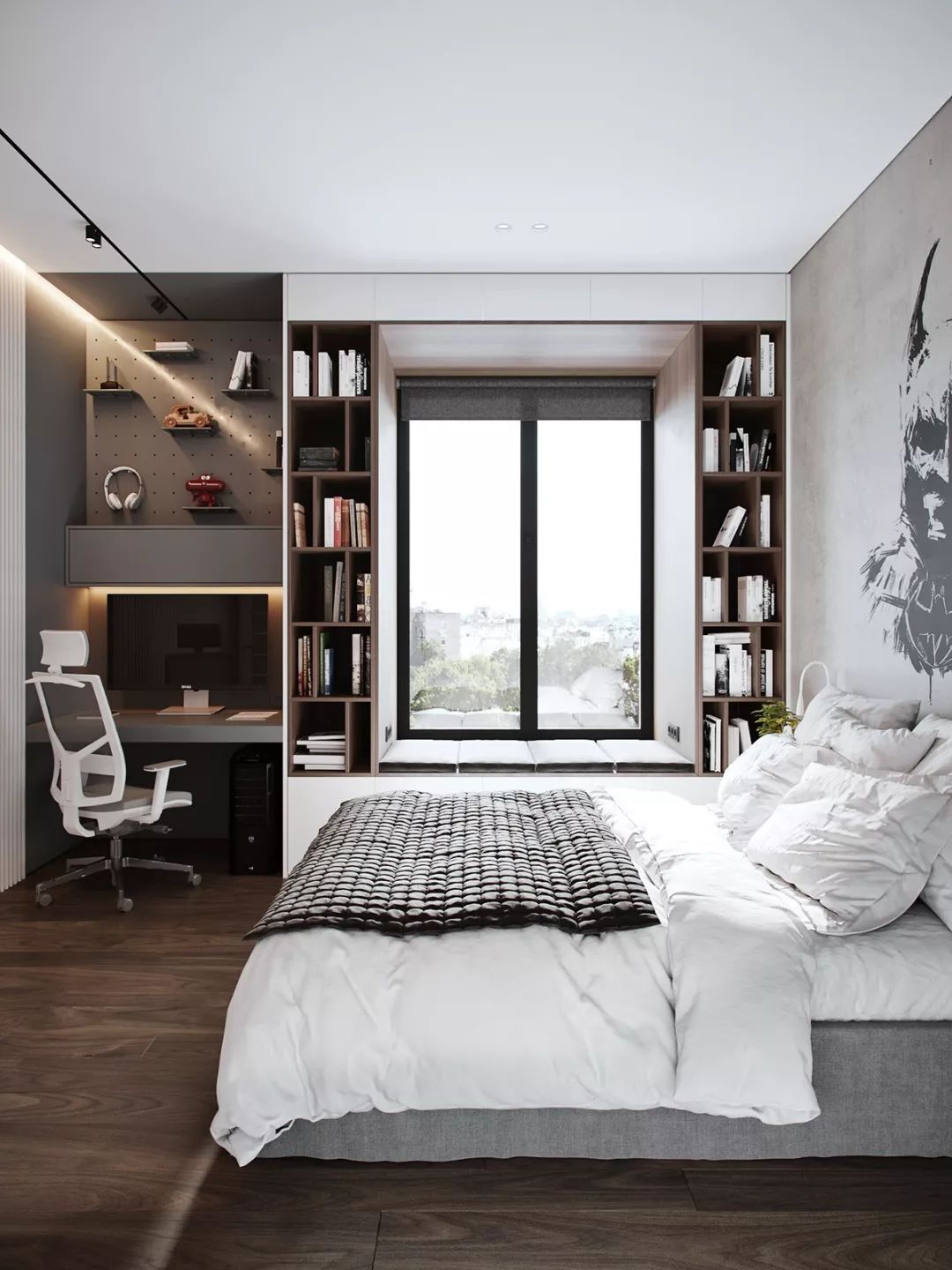 125㎡简约时尚温婉家居设计-44