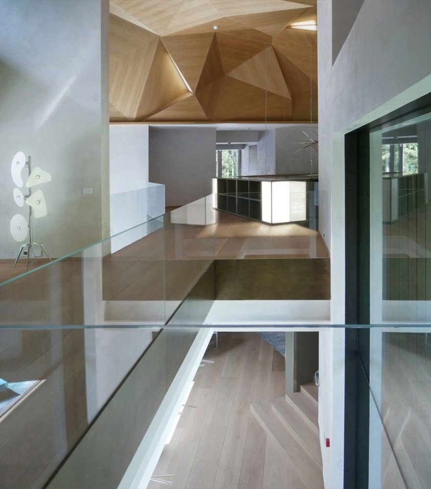 莫斯科北部森林中的现代别墅丨俄罗斯莫斯科丨威廉·萨瓦伊-14