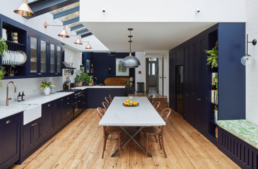 绿意与色彩的别墅空间设计丨英国伦敦丨Lomax&Chi-14