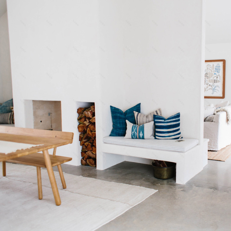 Tropical decor features inside renovated house in South Carolina-0