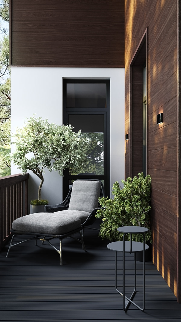 107㎡高级灰色系公寓设计-22