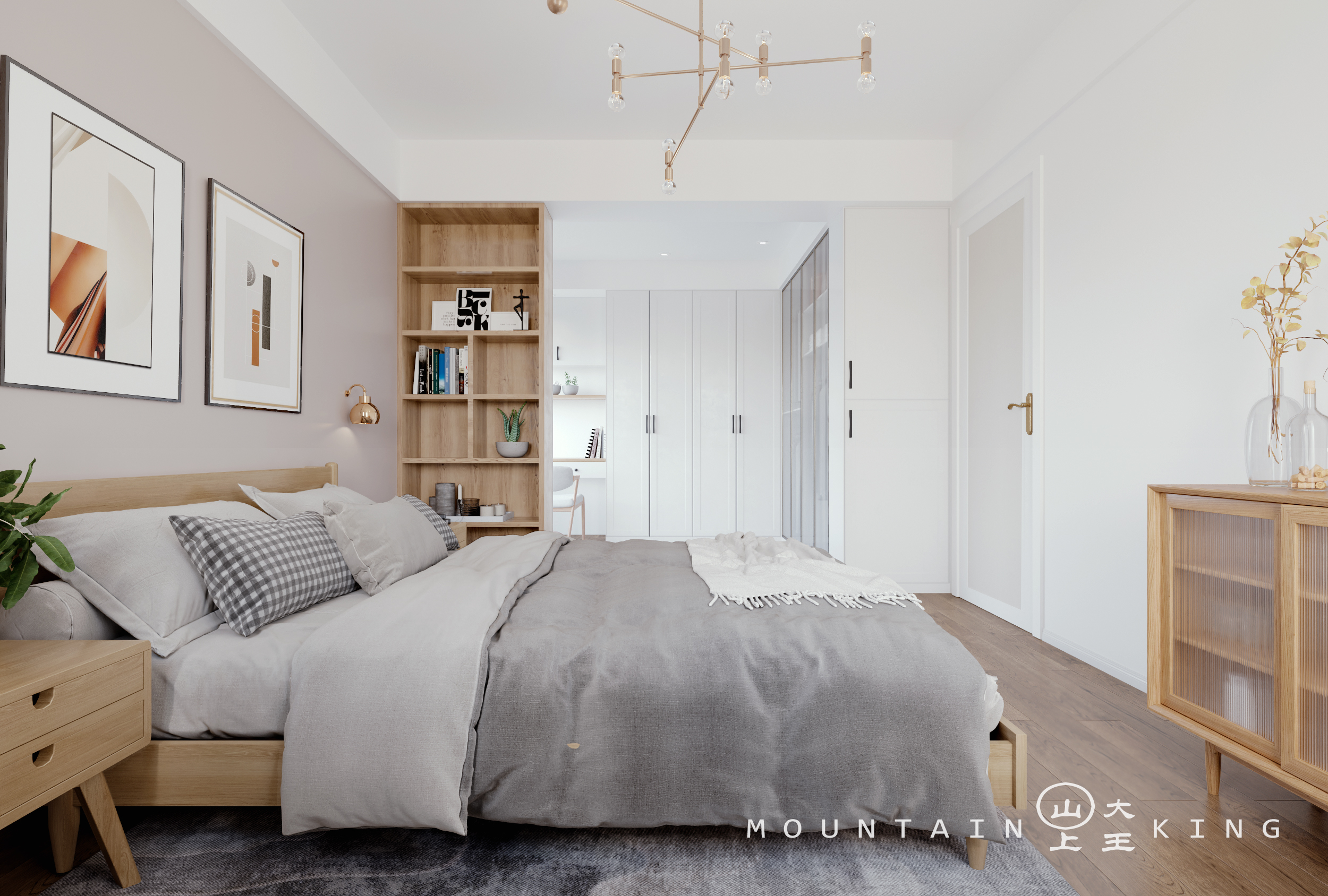 长沙湖湘奥林匹克花园 86㎡北欧风设计丨中国长沙丨天亮-13