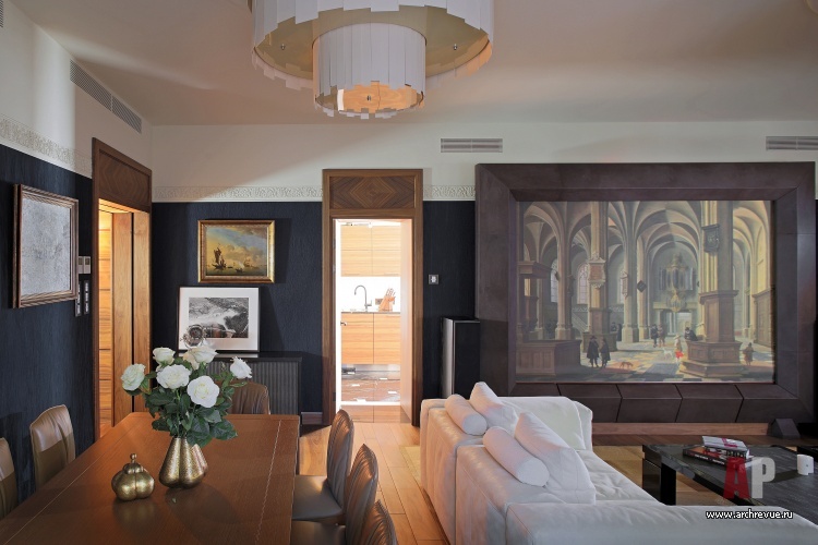 莫斯科市中心单身男士公寓室内设计丨俄罗斯莫斯科-14