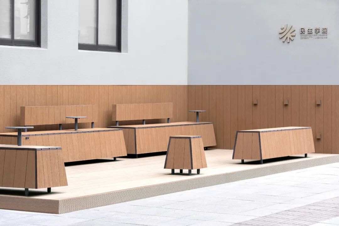 创建校园与社区的“新关系”—民生学院空间设计|内里设计创研所-17