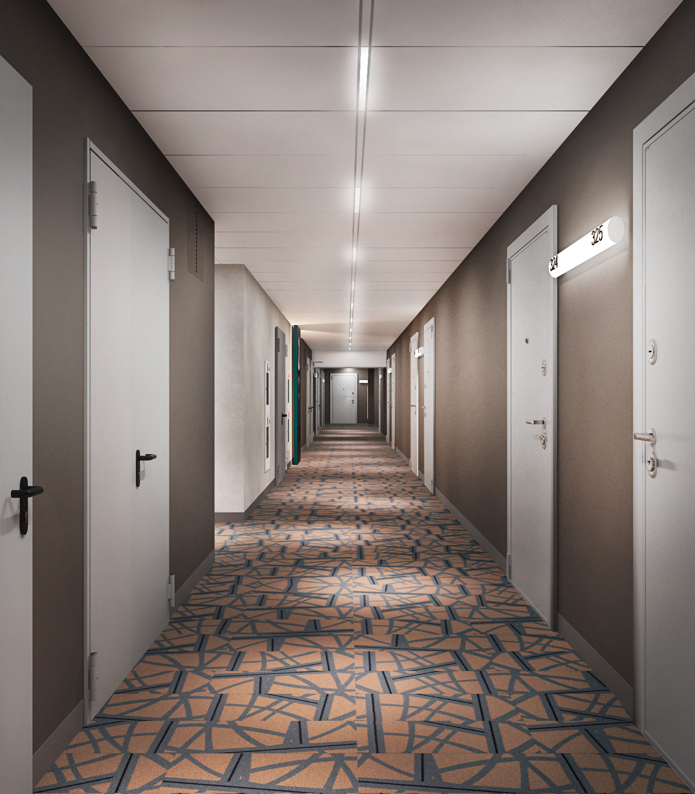 酒店大堂设计丨RedLine 设计工作室-15