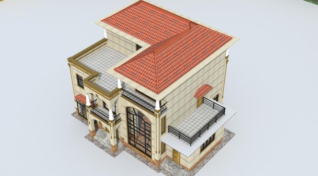 欧式别墅设计-120