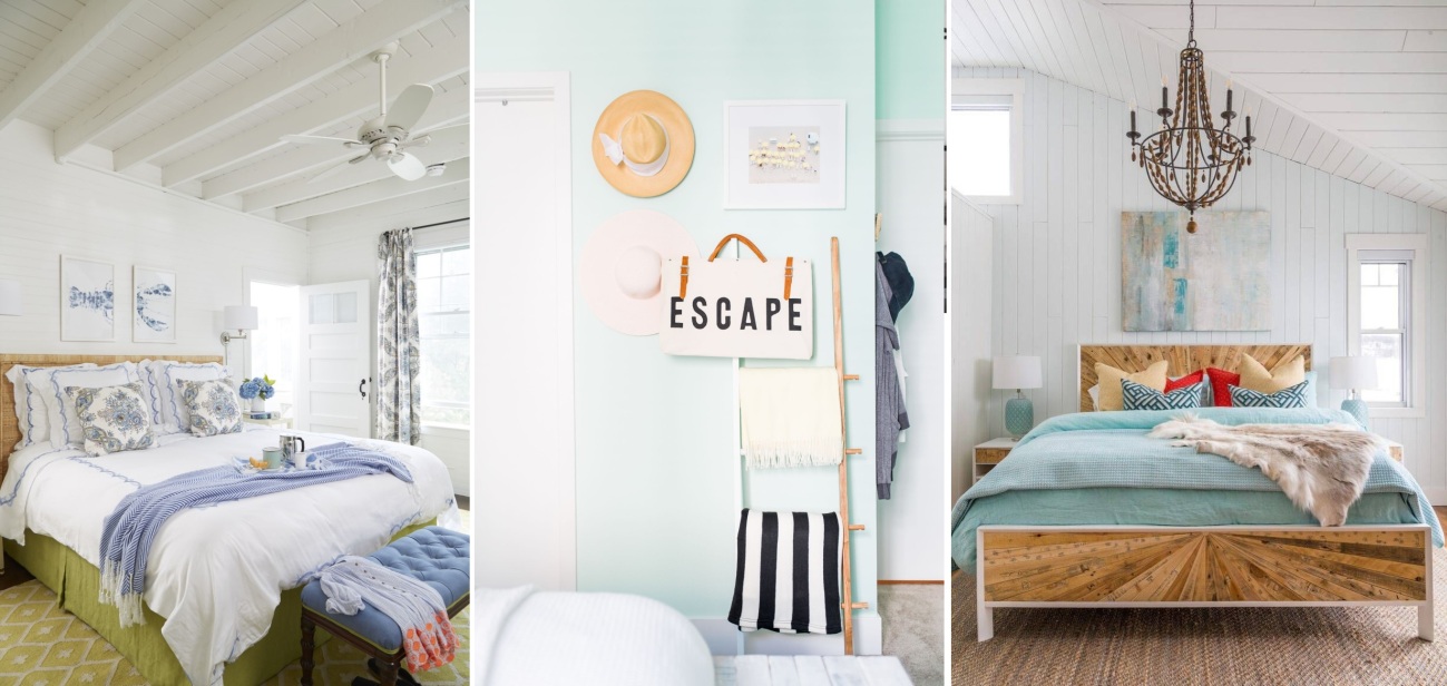 40 Beach Themed Bedroom Ideas to Take You Away-1