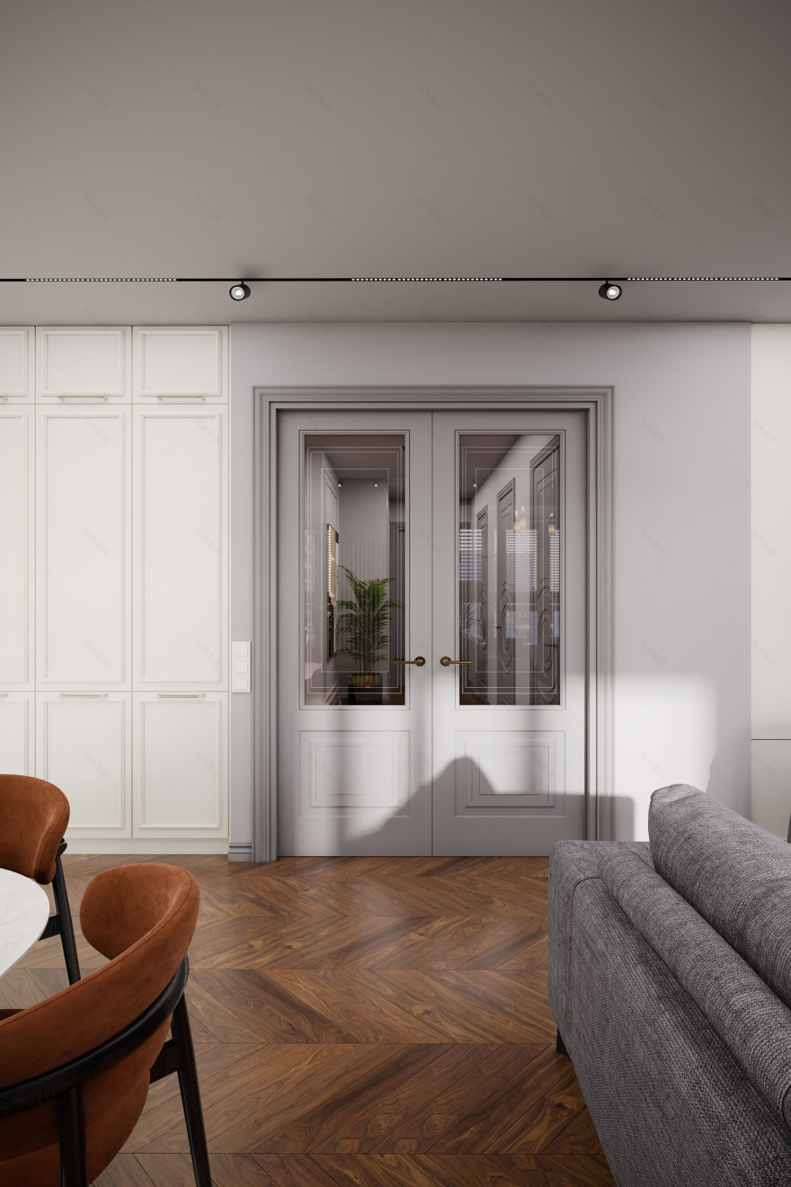 ЖК "RiverSky" 三室公寓可视化项目丨俄罗斯莫斯科-8