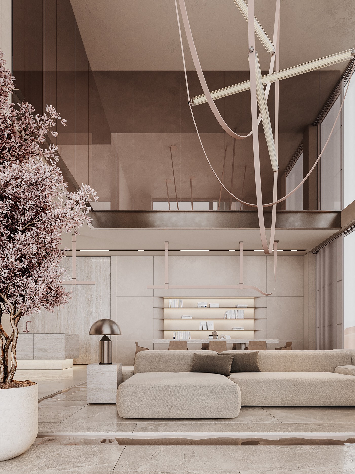 高级素色+木质风 别墅设计！-4