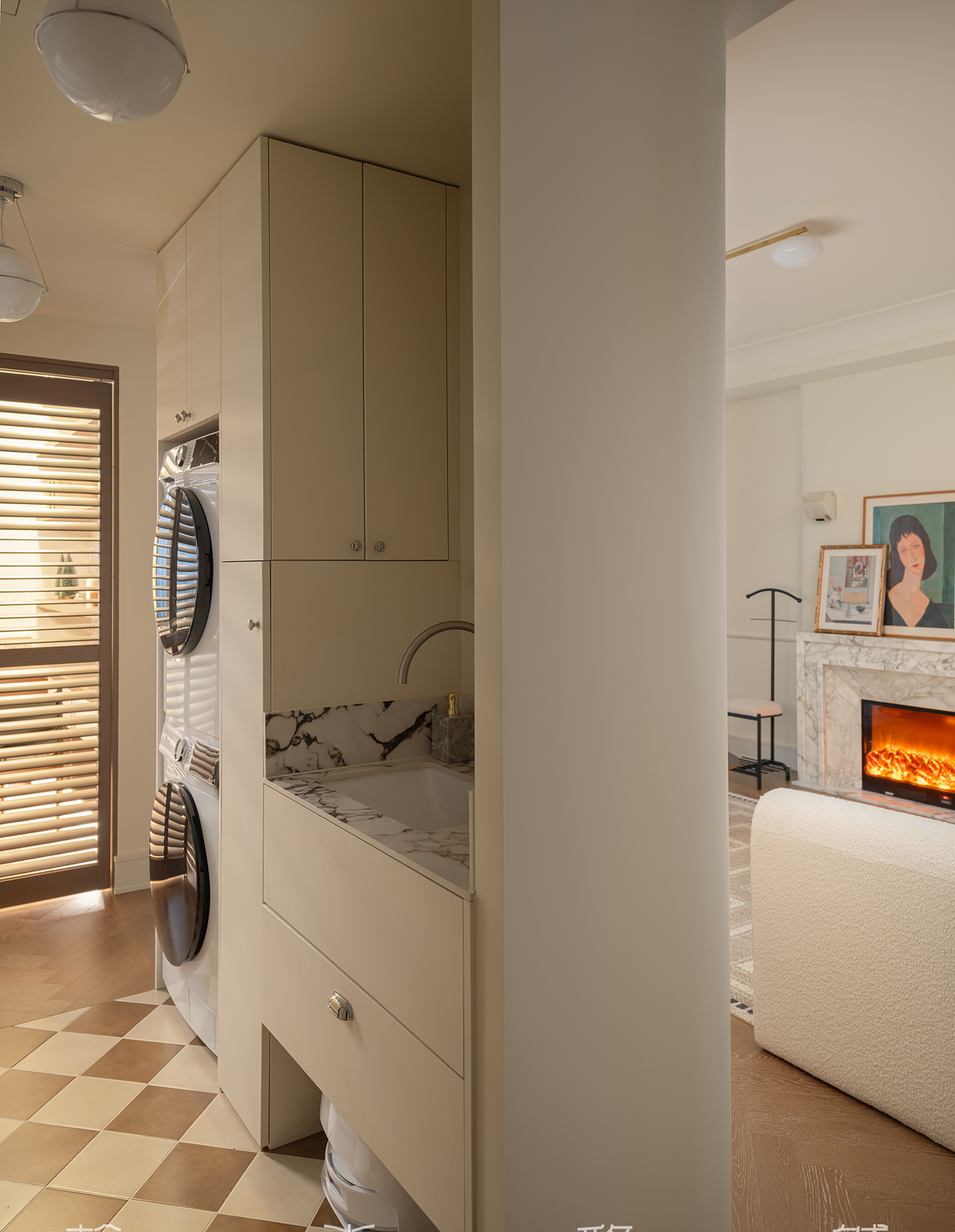 小户型养狗家庭自洽轻法空间设计-20