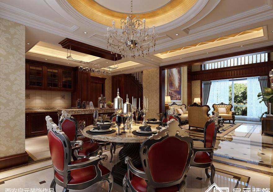 西安启元装饰打造古典欧式家居风格-5