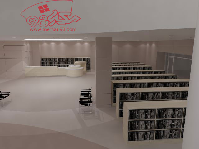 公共图书馆平面图设计项目-42