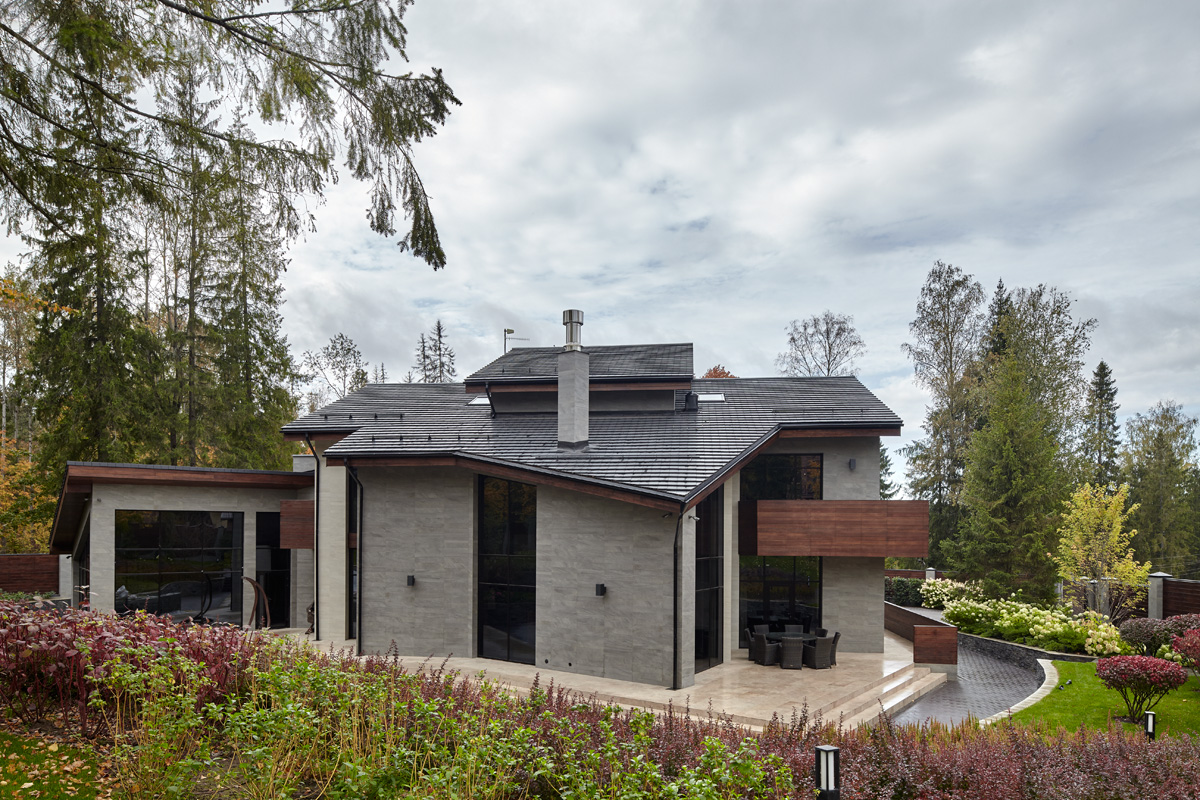 The interiors of a country house on the Novorizhskoe highway Alexandra Fedorova-35