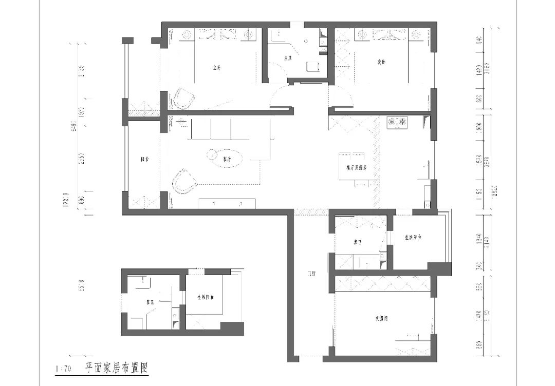 145㎡现代简约婚房丨东易日盛-14