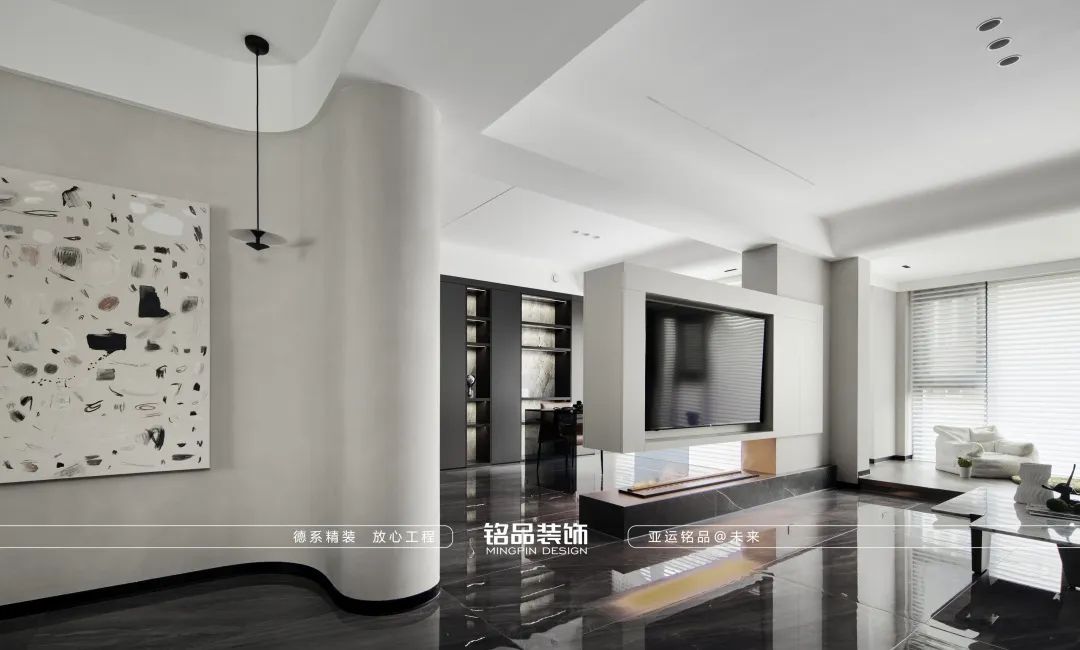 现代简约之家 · 吕先生150平米温馨舒适新居设计丨铭品装饰-1