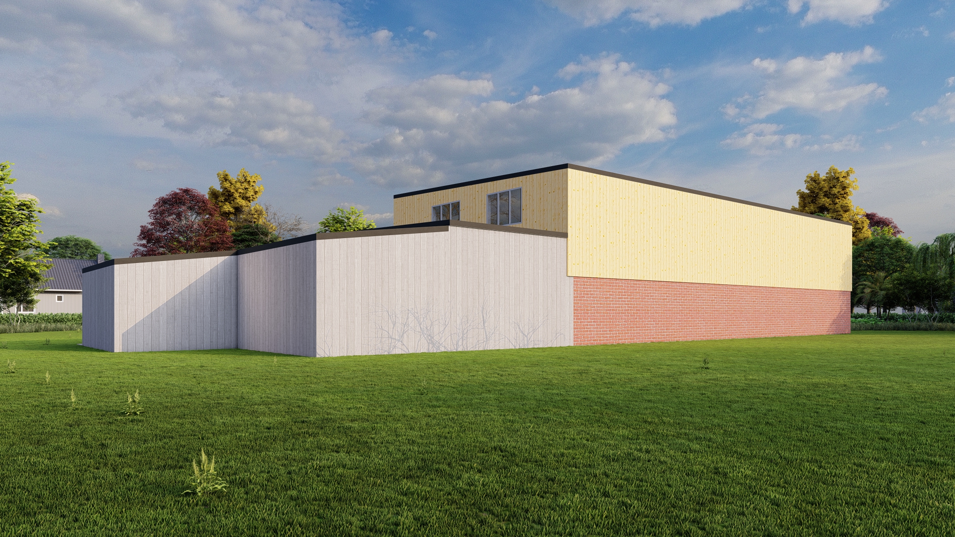 Heathlands Livery Yard 设计丨英国诺丁汉丨ecolutionhubs-6