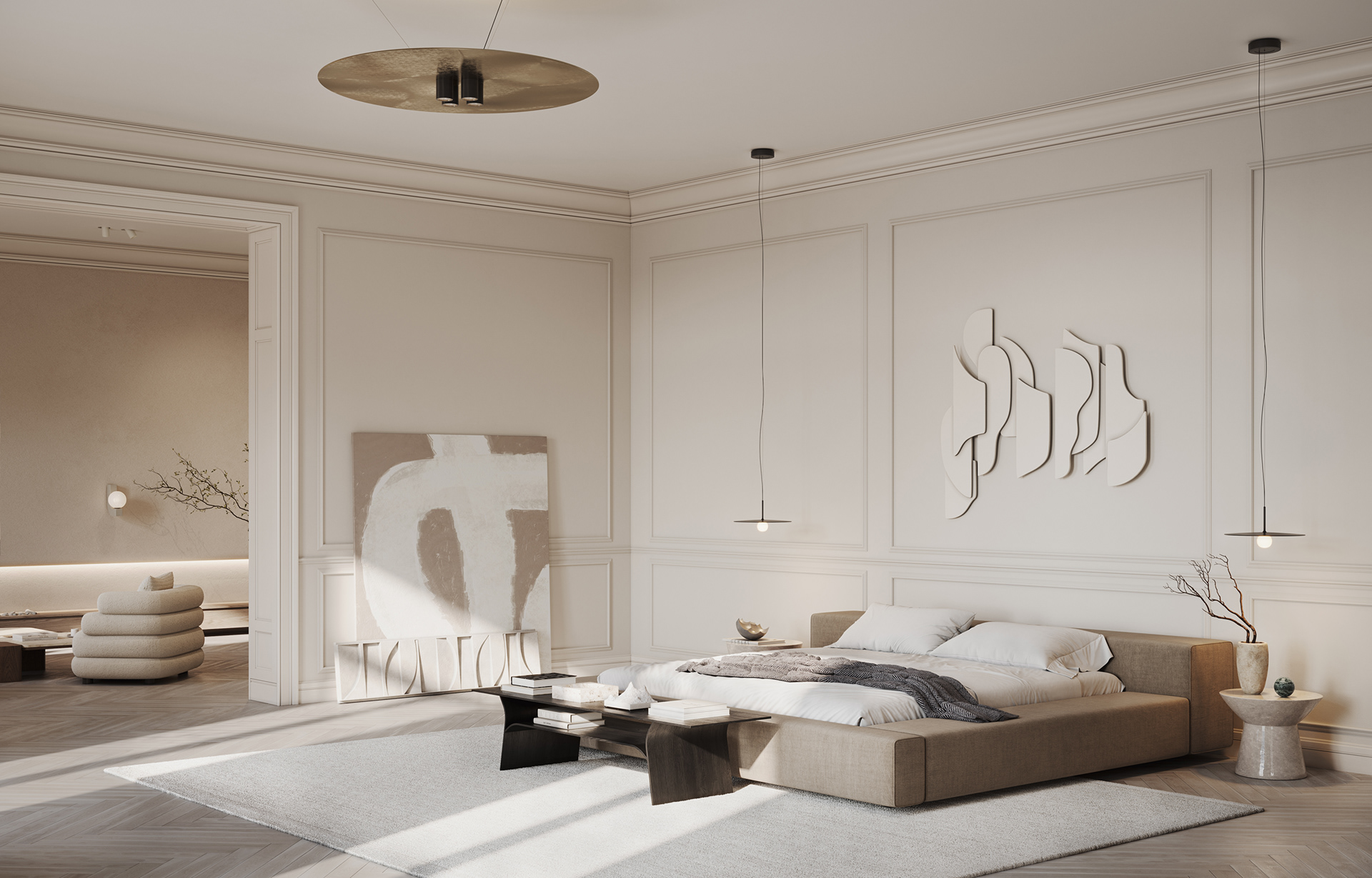 米色公寓丨Vizline Studio-11