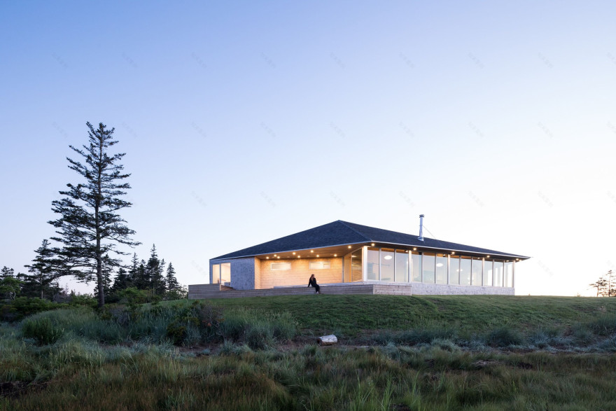 盐水草堆灵感,加拿大海边度假屋-32