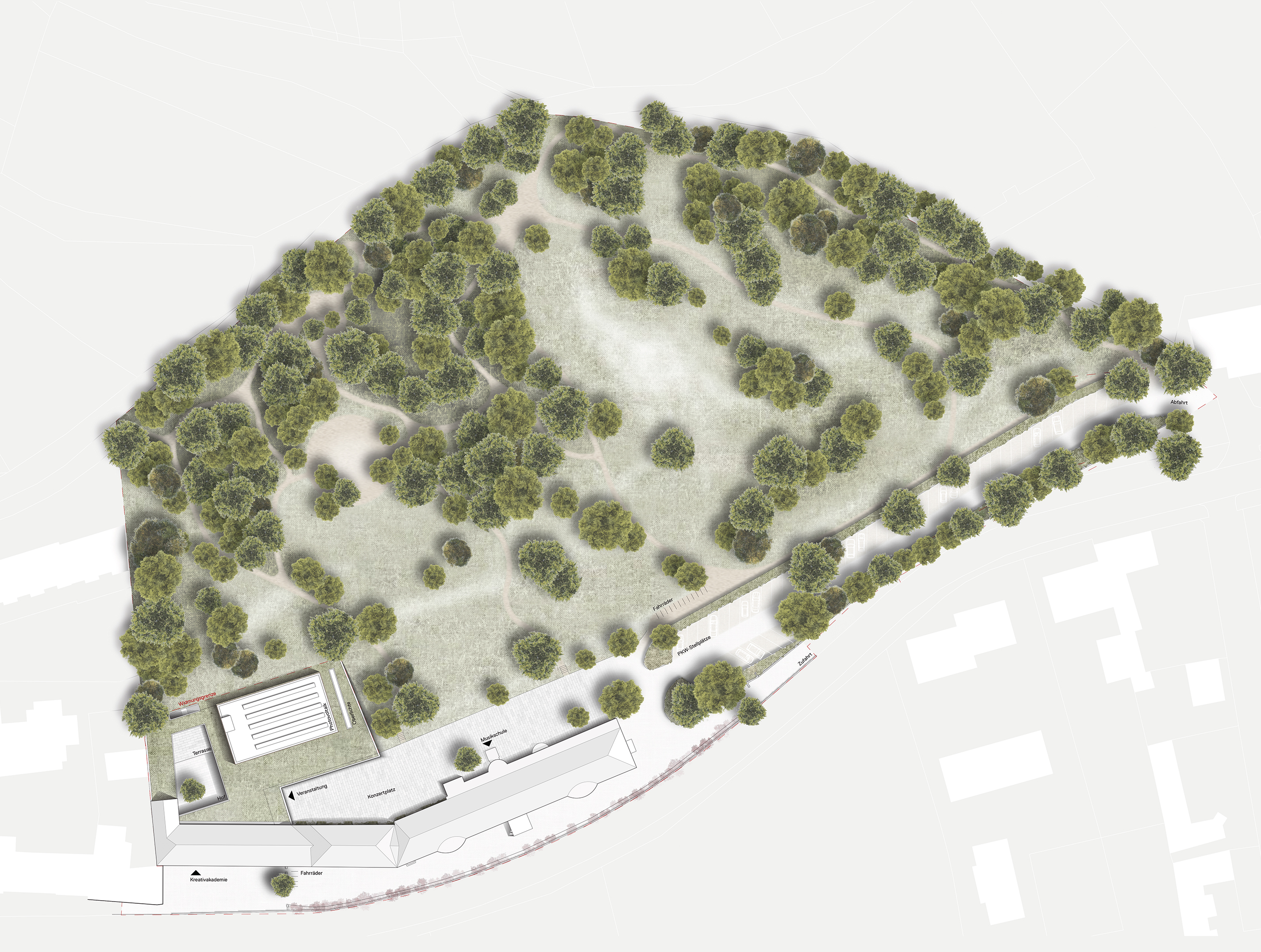 盖恩法恩城堡音乐学校丨SWAP Architektur,与archipel合作-15