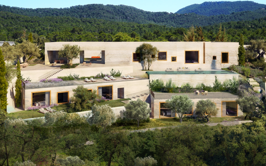 18 位建筑大师的伊维萨岛私人别墅设计,自然融入奢华-174