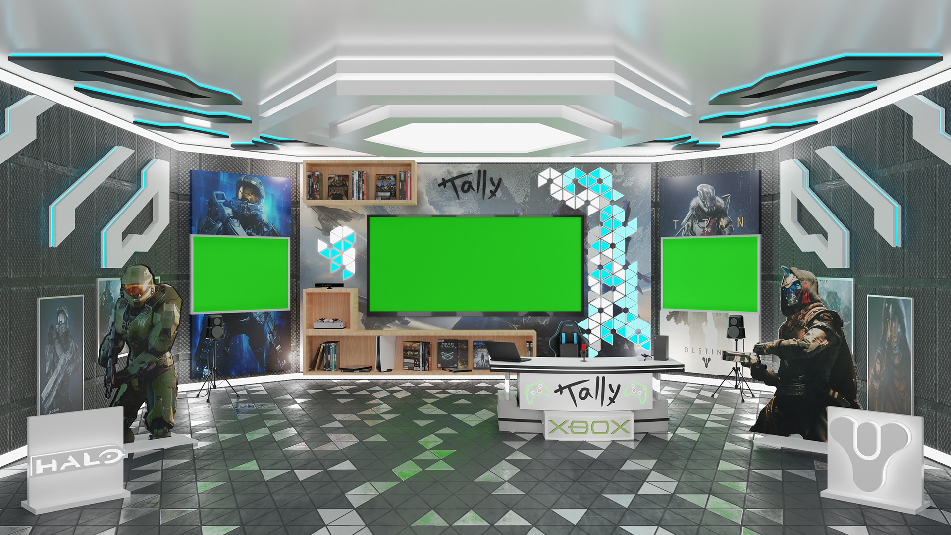 Custom Virtual Green Screen Studios – Real Client-28