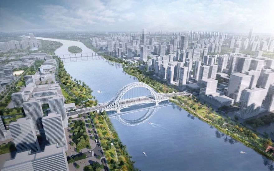 东莞水乡经济区景观梁桥赤滘口河桥概念方案设计丨中国东莞丨奥雅纳工程咨询(上海)有限公司-20