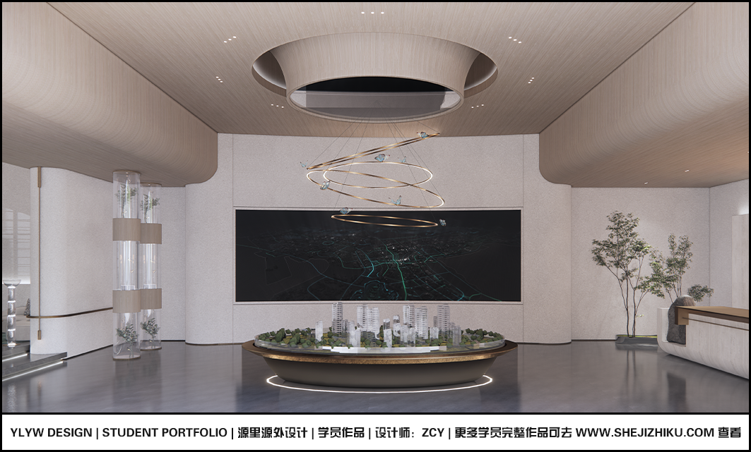 潇湘秋水 · 售楼中心室内设计丨源里源外设计-31