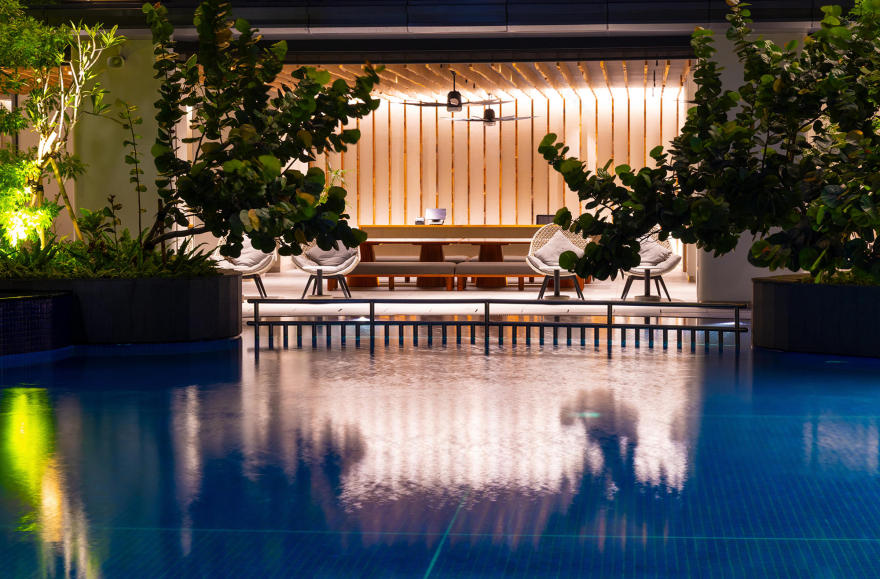 ブランズ メガクニンガン & スイスホテルリビング ジャカルタ メガクニンガン ランドスケープ|FIELD FOUR DESIGN OFFICE-2