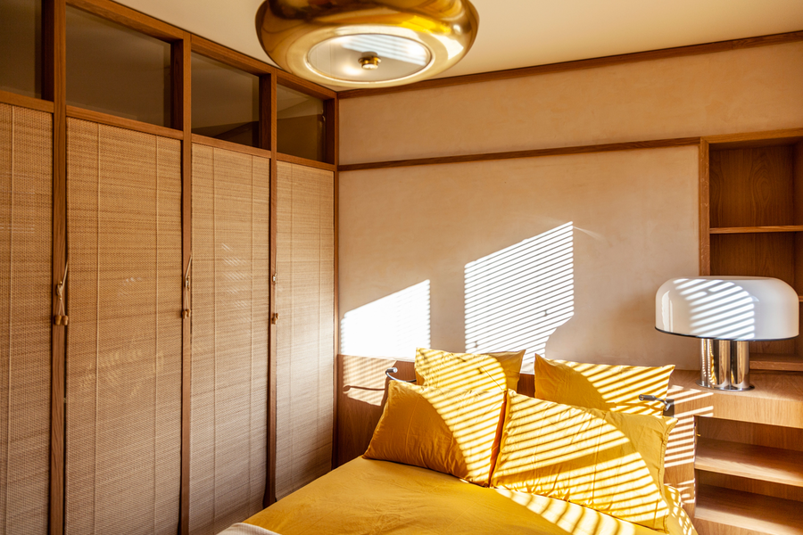 复古公寓设计 | 艺术、设计与材料的有机结合-46