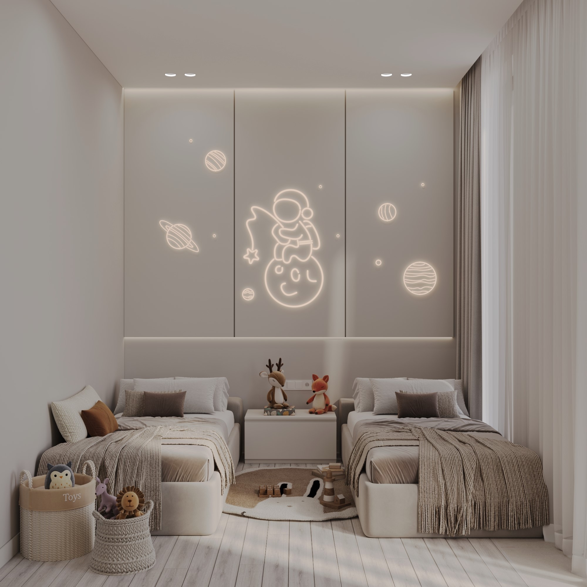 Scandinavian private house interior design-36