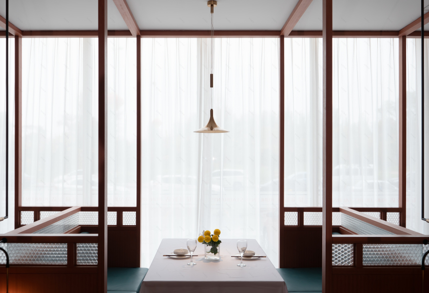 KUN· restaurant · 古韵现代交融的三位一体餐饮空间设计丨中国朔州-12