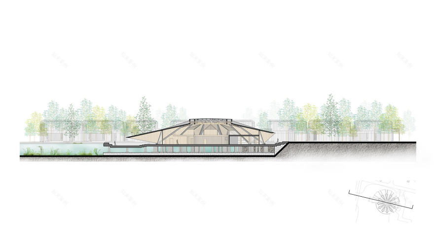 光明花博邨东风会客厅&水上会议中心丨中国上海丨同济原作设计工作室-56