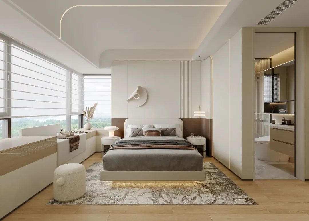 奶油风邂逅北欧雅致丨中国深圳丨戴勇设计-40