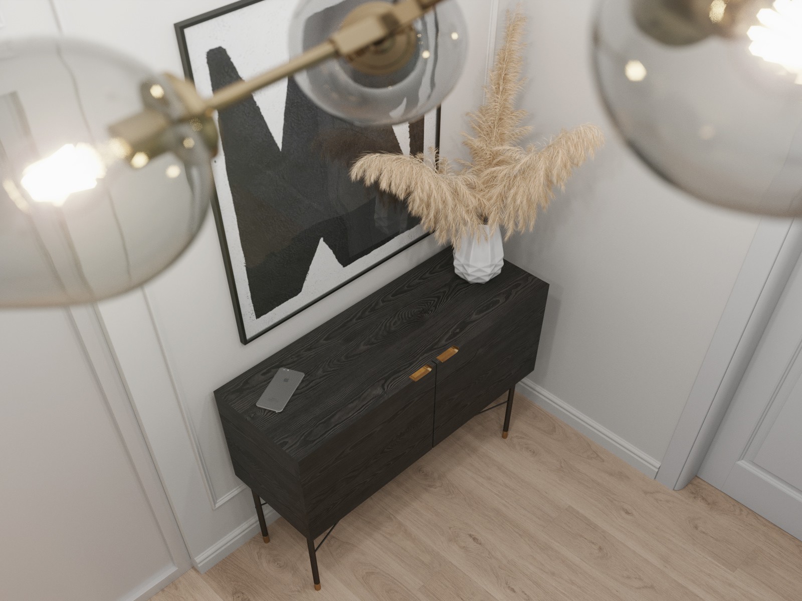 圣彼得堡 58 平米现代小公寓 | 精致简约的艺术空间-24