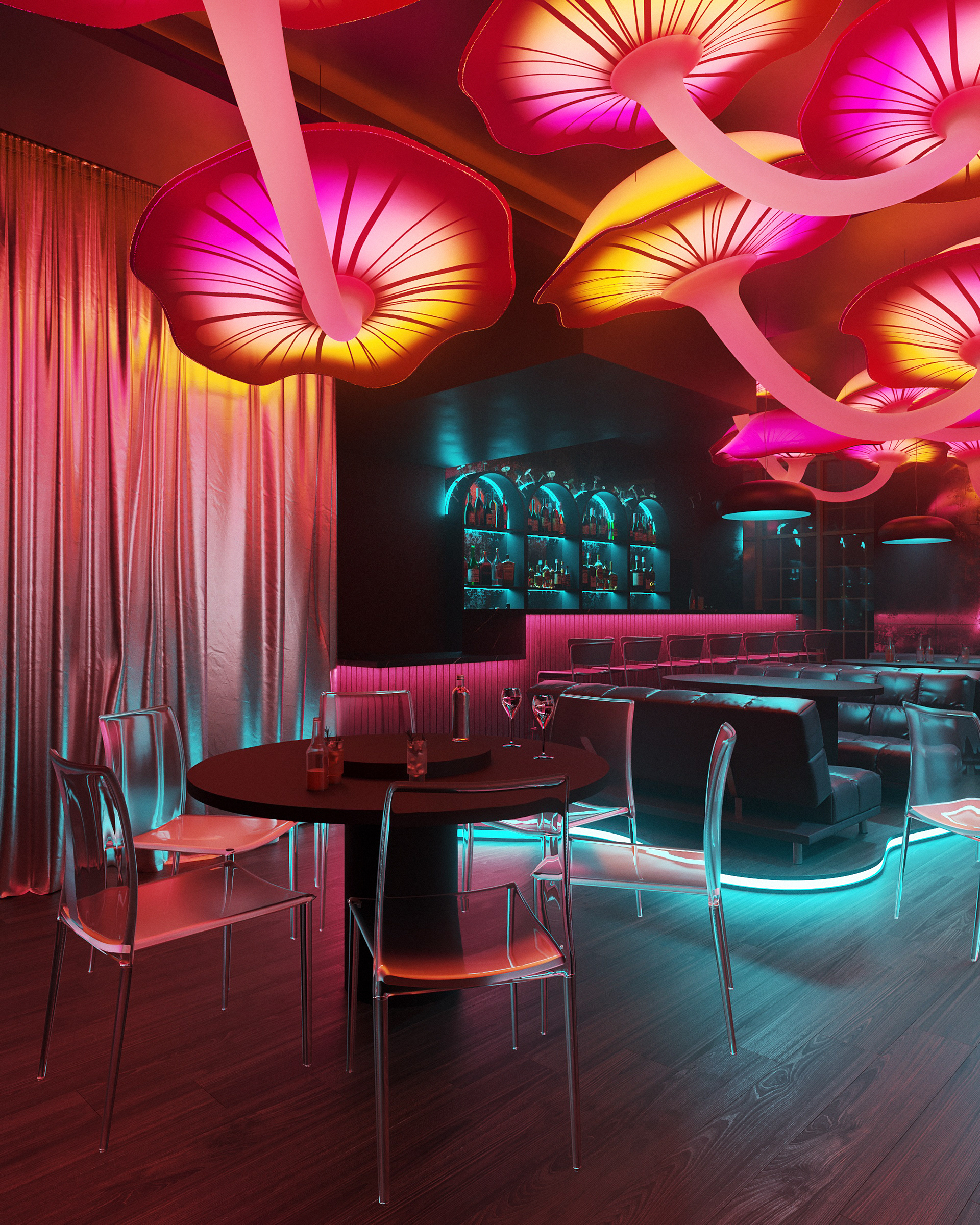 蘑菇丨波兰格但斯克丨HAPPY ROOM-14