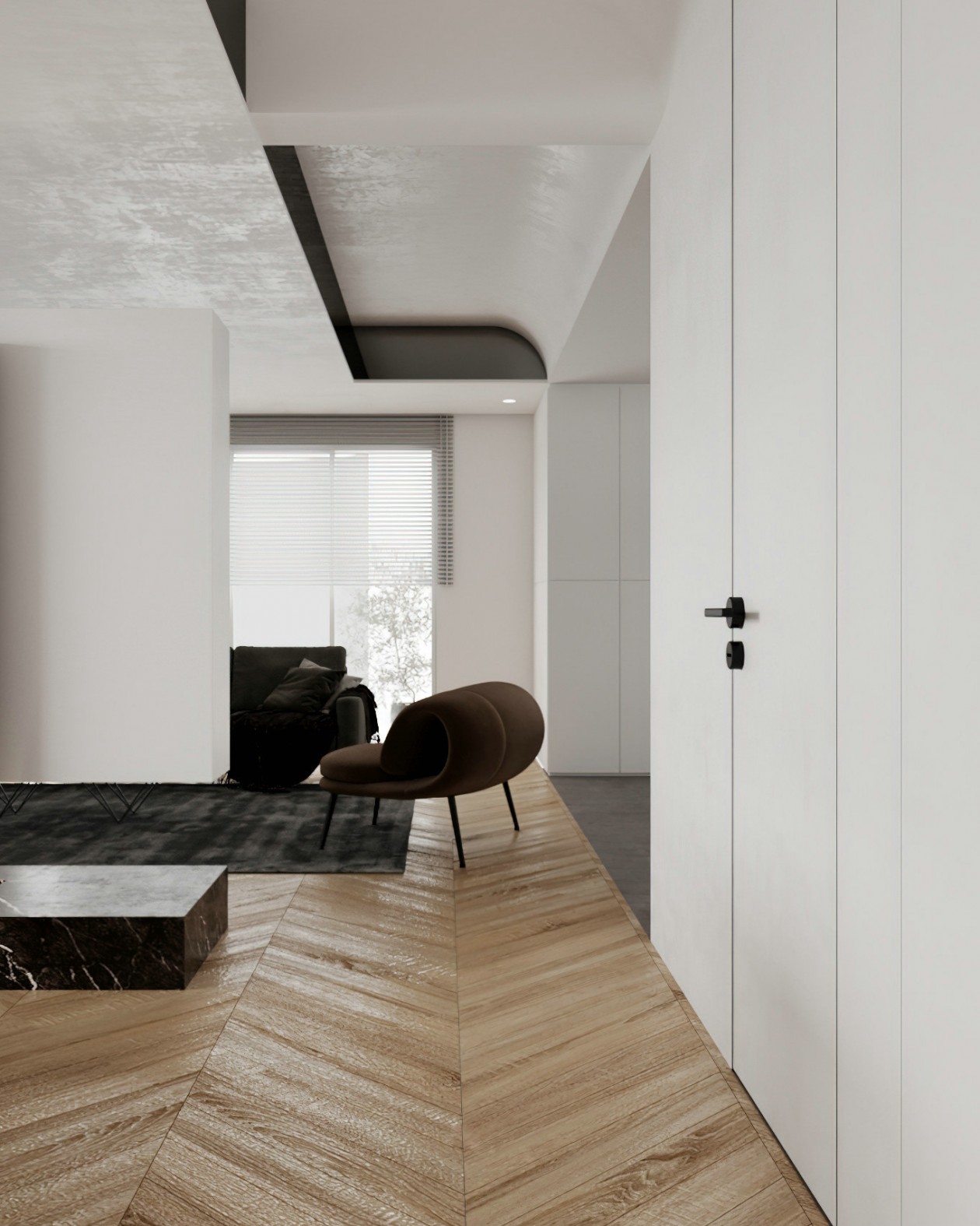 高级色系黑白灰空间搭配 超有气质-6