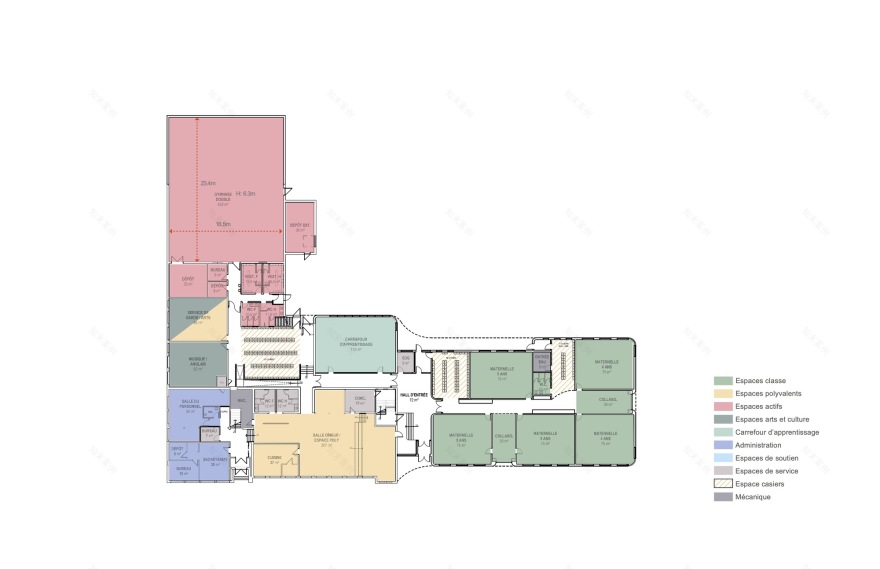 LouisSaintLaurent 学校扩建项目丨加拿大丨STGM 建筑事务所,Ateliers Architecture-11